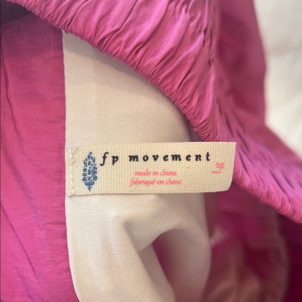 FP Movement by Free People Hot Pink Smocked Waist Athletic Shorts - Picture 5 of 6